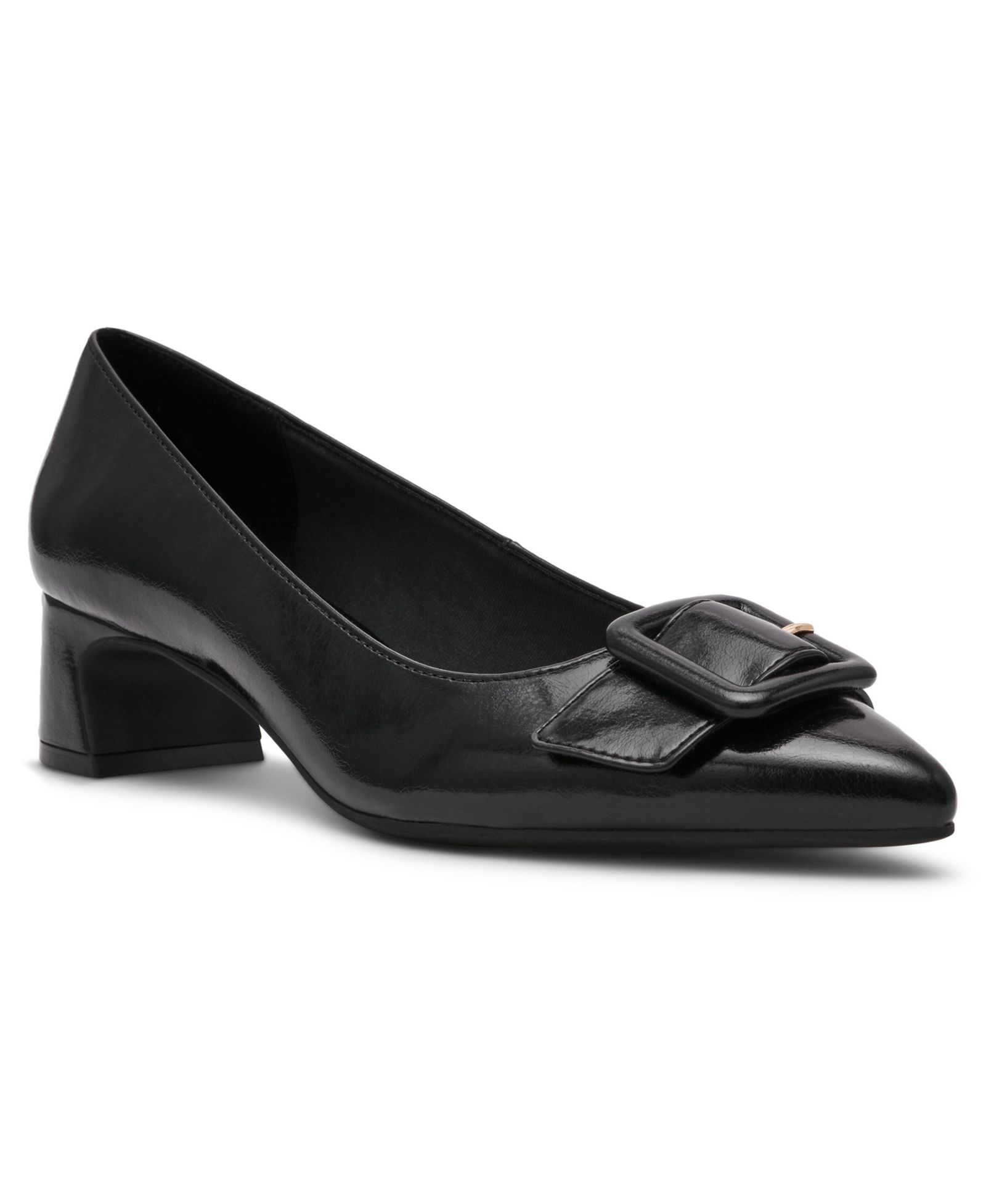 Anne Klein Women's Senara Block Heel Buckle Pumps