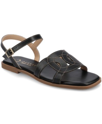 Journee Collection Женские сандалии Bridey с открытым носком