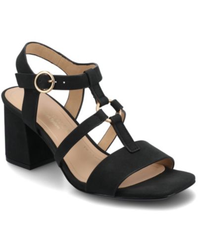 Женские босоножки Journee Collection Merisol Block Heel Strappy Dress Sandals