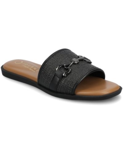 Женские сандалии Journee Collection Priya Single Band Slide Flat