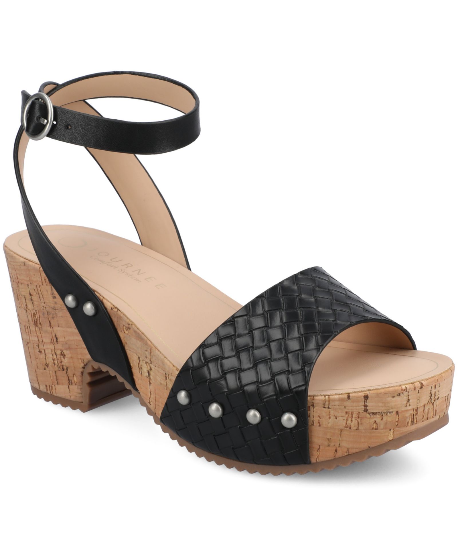 Женские босоножки Journee Collection Vanessa Cork Heel Dress