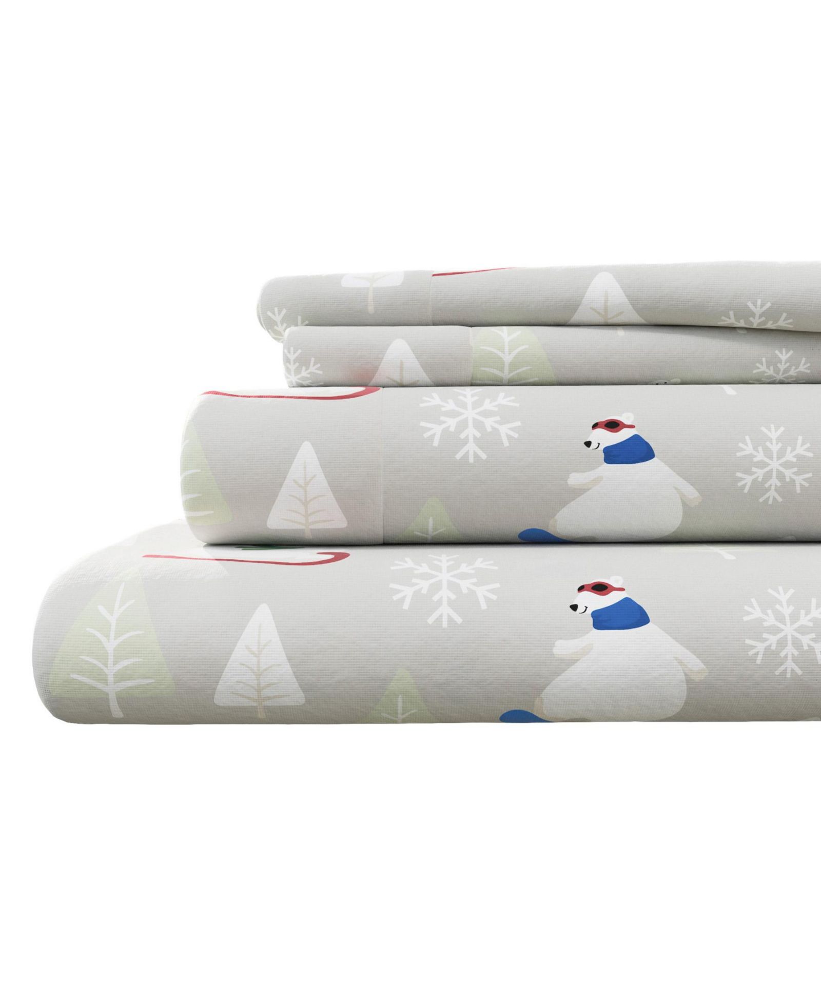 Linery and Co. Ultra-Soft Turkish Cotton Flannel Lodge Print Sheet Set