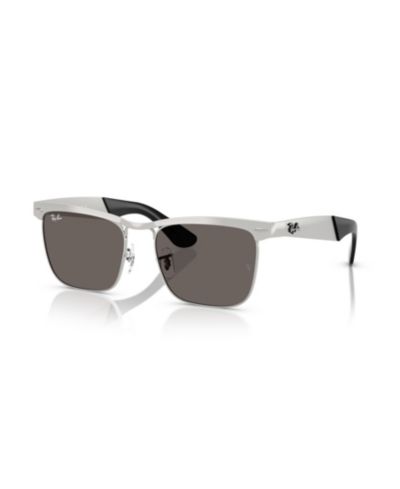 Солнцезащитные очки Ray-Ban Wayfarer Deluxe квадратной формы, RB3875, унисекс
