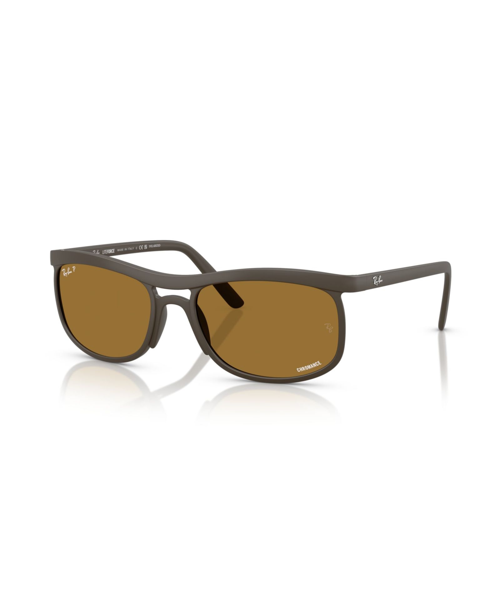 Ray-Ban Unisex Polarized  Lenses Lite Force Square Sunglasses, RB4452 RB4452CH