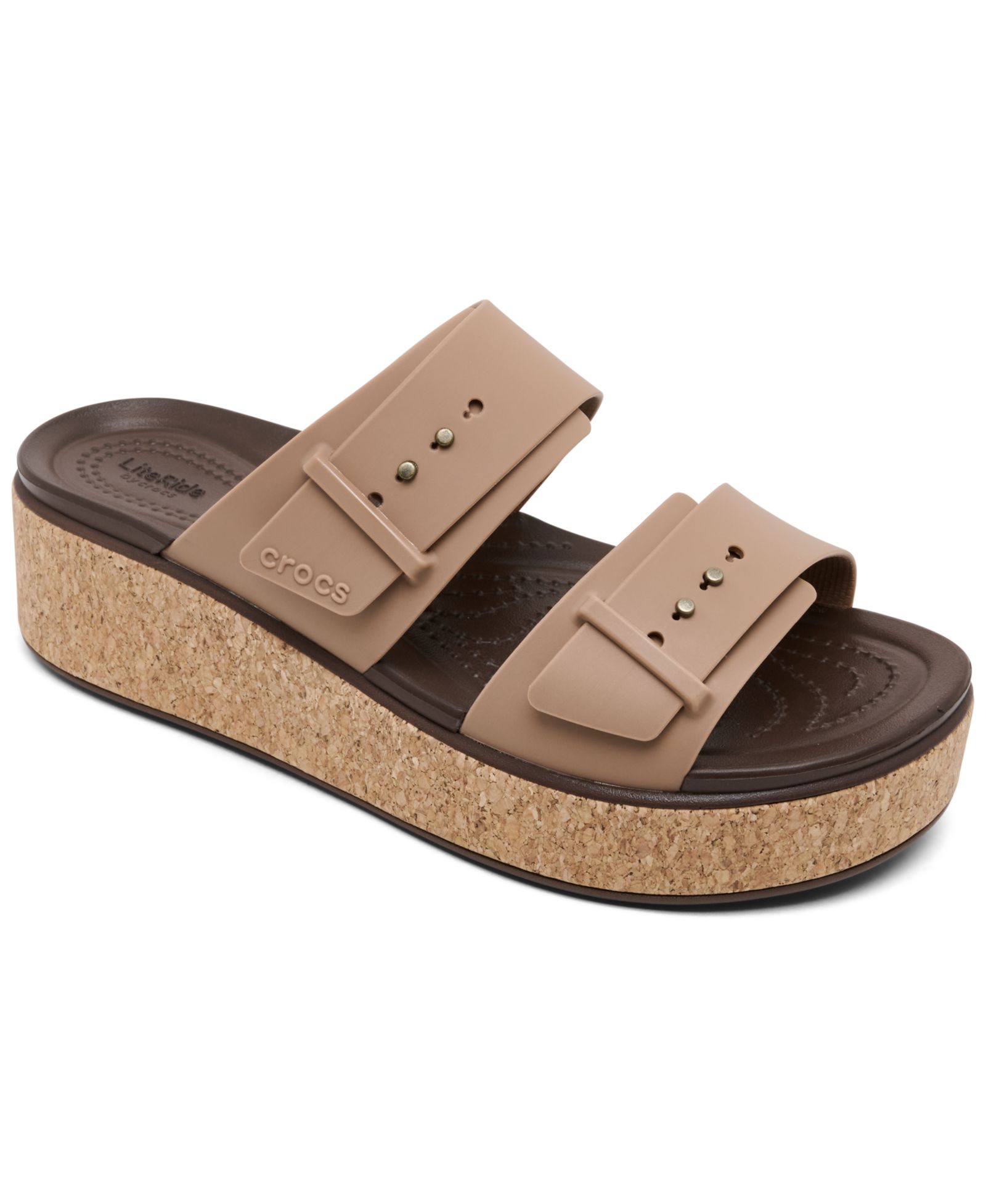 Crocs Женские сандалии Brooklyn Cork Buckle