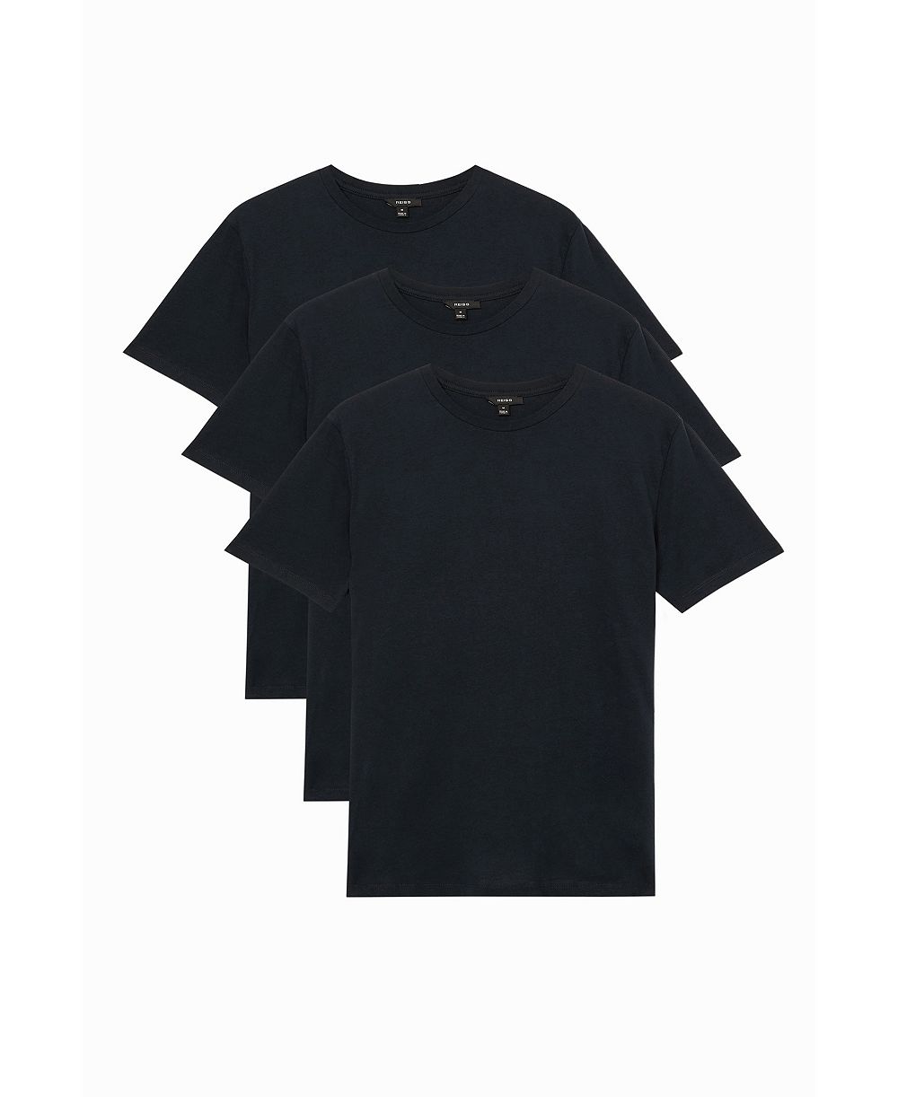 REISS Men's Bless 3 Pack Crew Neck T-shirt