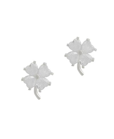 Серь самая-г திட்டம்ки Spero London Four Leaf Clover Sterling Stud