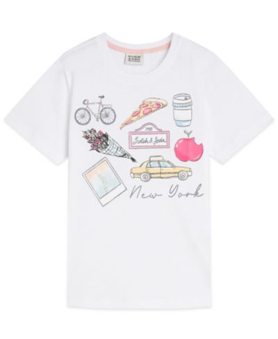 Детская футболка SCOTCH & SODA New York Graphic Short-Sleeve 4-6X