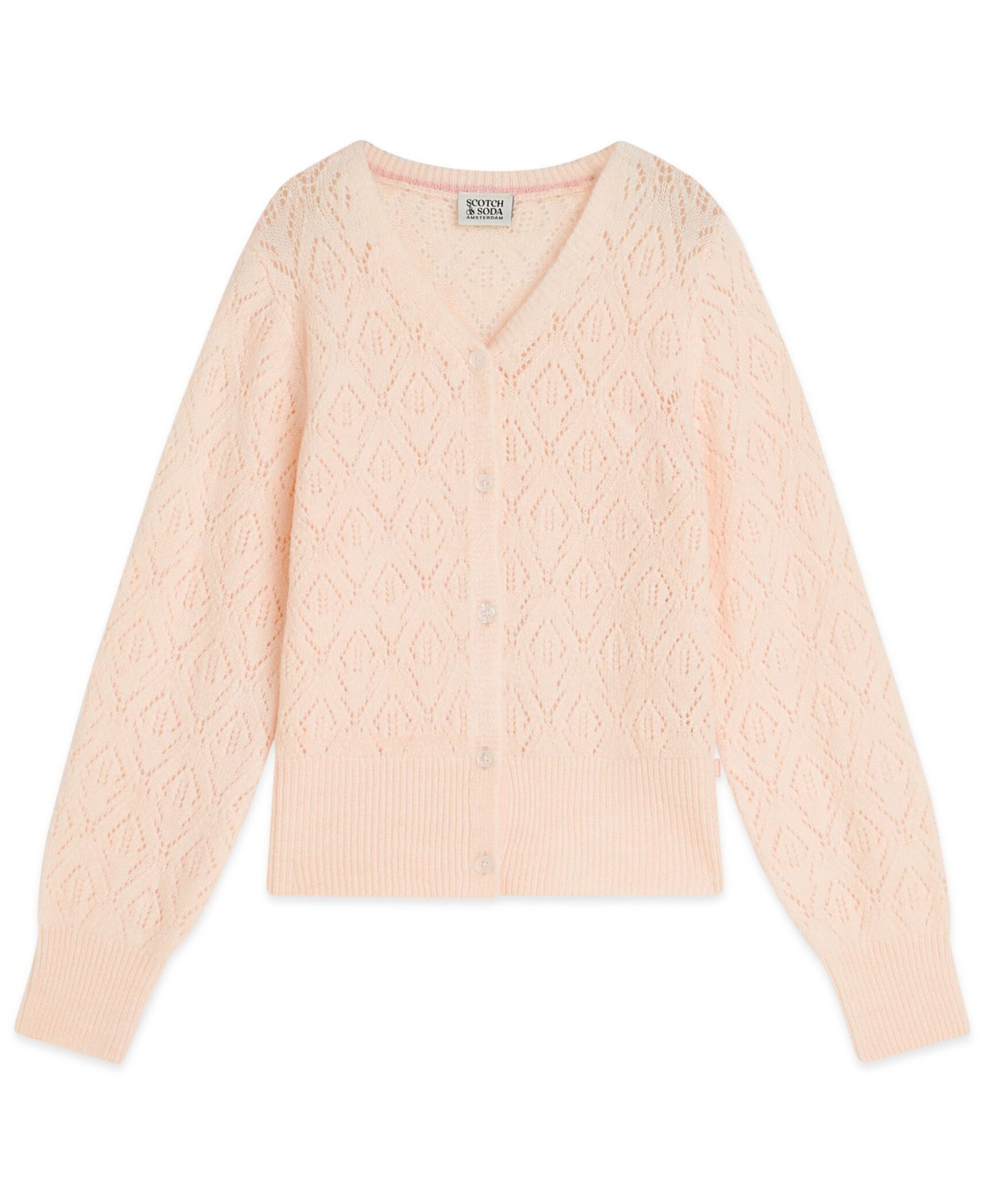 Детский вязаный свитер SCOTCH & SODA, pointelle knit