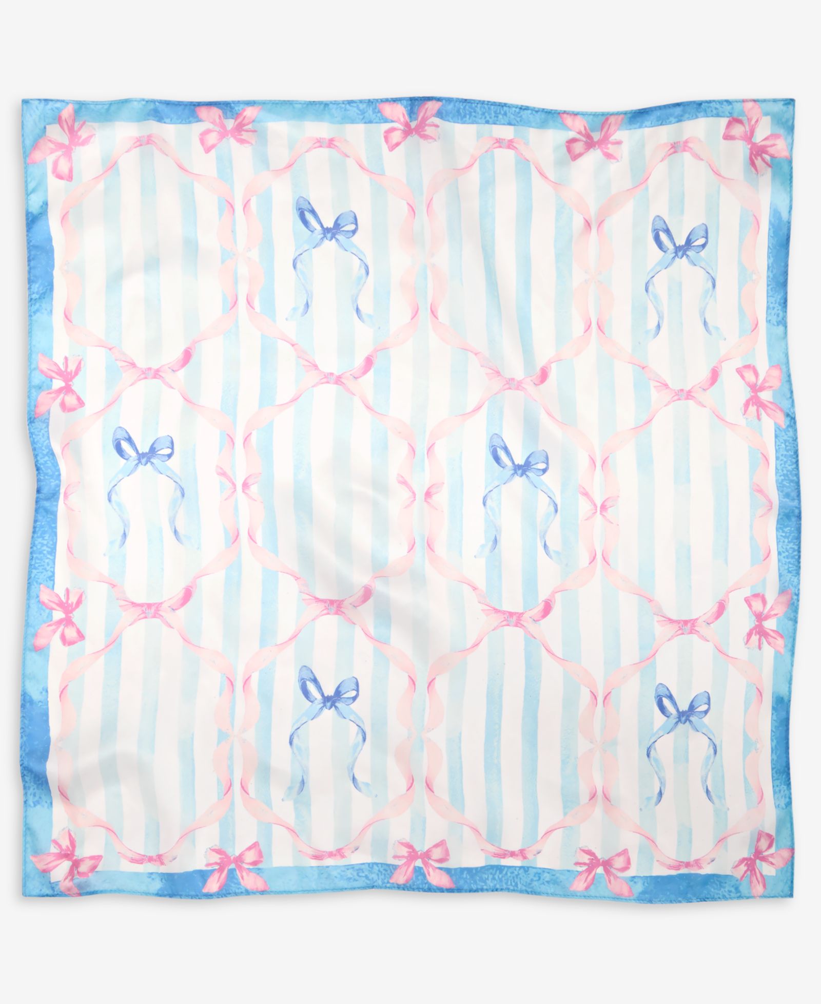 On 34th Ribbon Bow Print Square Scarf, Macy's Exclusive