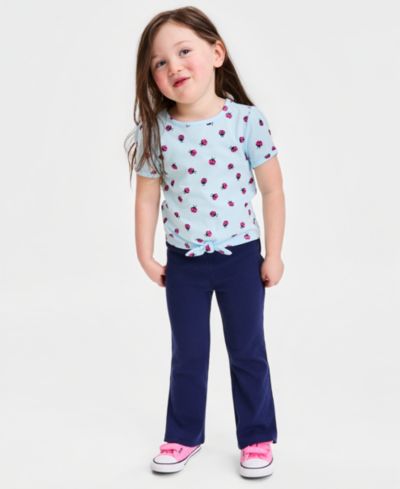 Детская футболка Epic Threads Girls' 12M-5T Ladybug-Print Tie