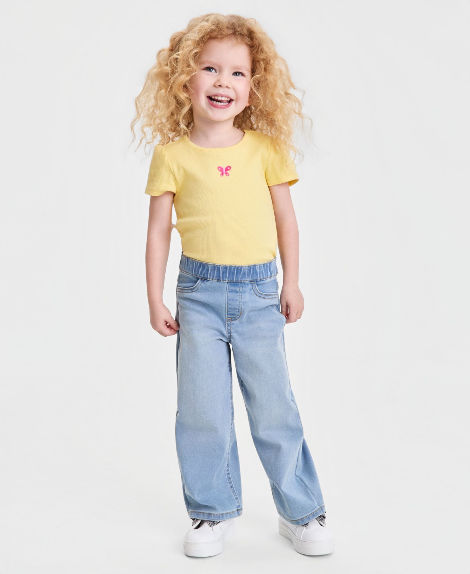 Epic Threads Джинсы для девочек 12M-5T Wide-Leg Pull-On