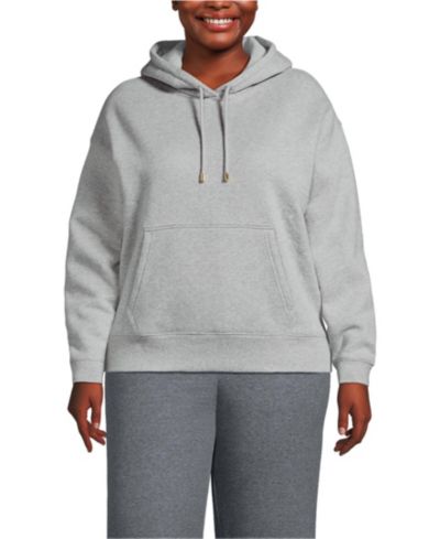 Мужская толстовка с капюшоном Lands' End Plus Size Serious Sweats