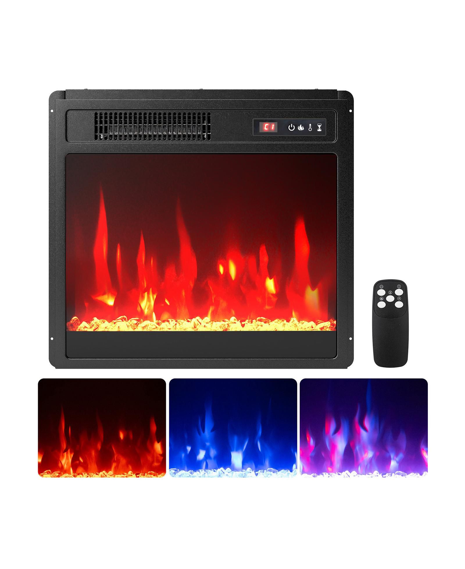 SUGIFT | Electric Fireplace Heater Insert | 18 Inch with Overheat Protection