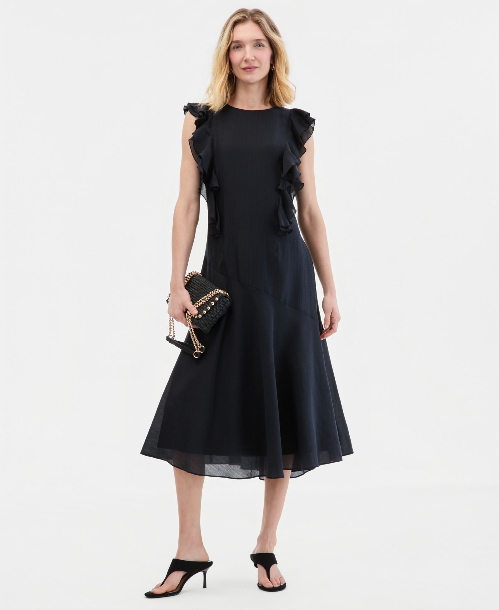 Платье I.N.C. International Concepts Women's Ruffle Sleeveless Midi