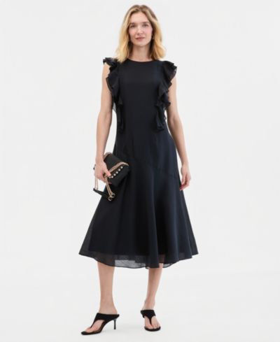 Платье I.N.C. International Concepts Women's Ruffle Sleeveless Midi
