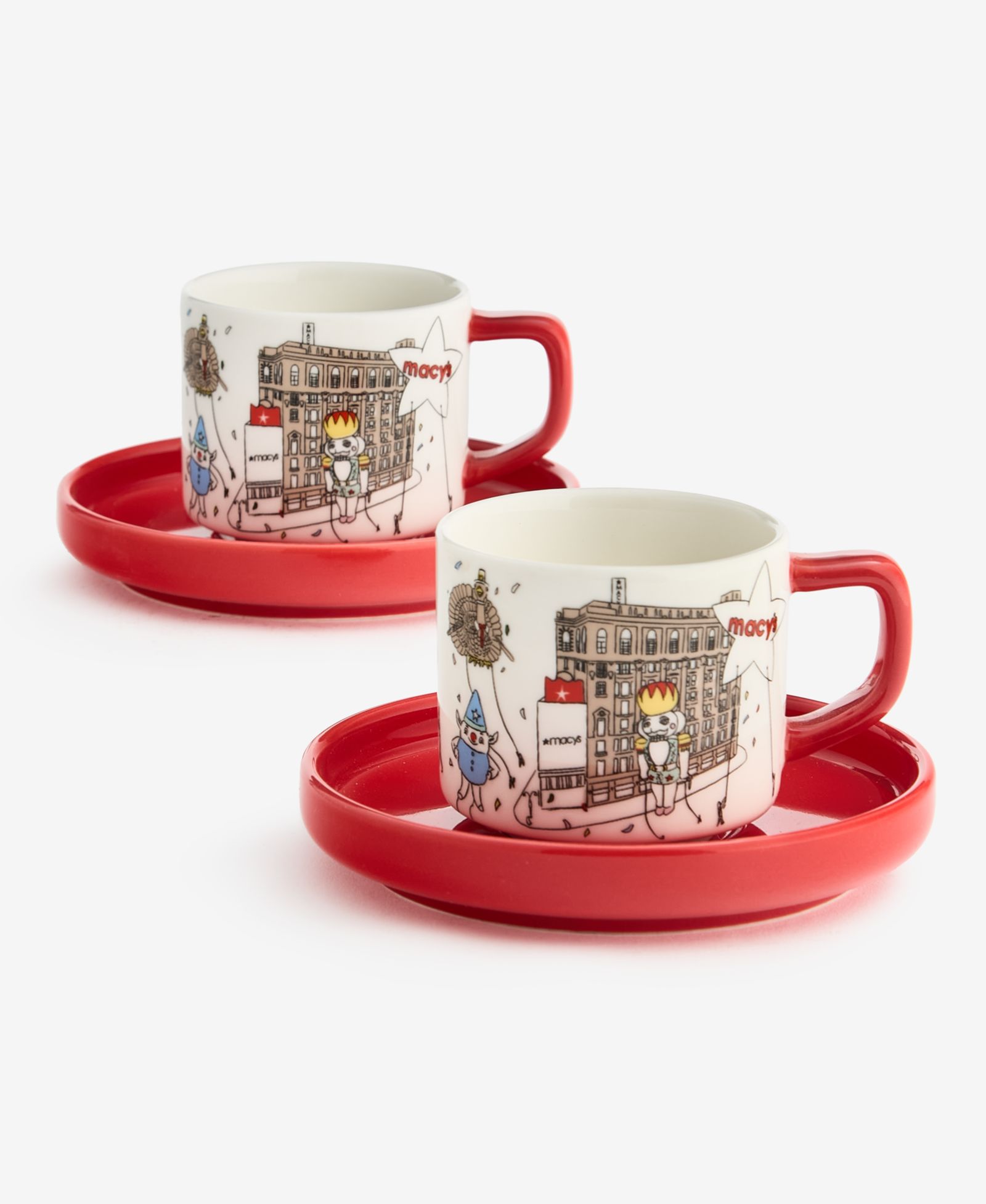 Macy's Stoneware Espresso Set for 2, Macy's Exclusive