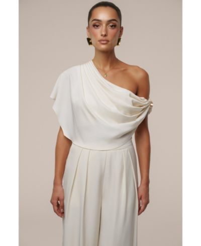 JLUXLABEL Women's Gleam and Glow Satin Top