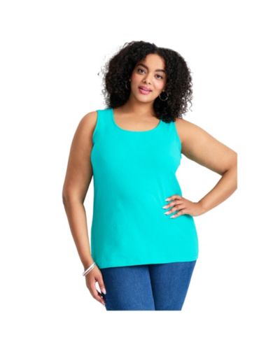 Женский майка Plus Size Basic Layering