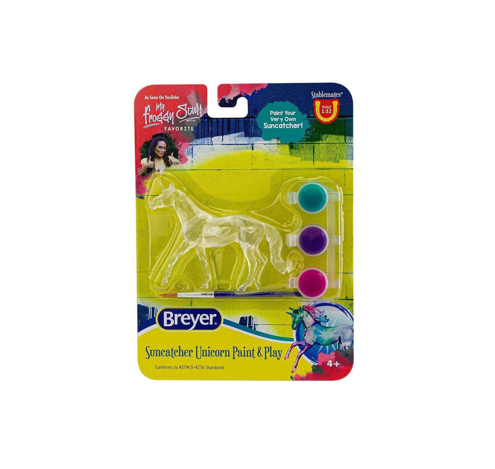 Breyer Suncatcher Unicorn набор для раскрашивания и игры DIY | Walking Thoroughbred