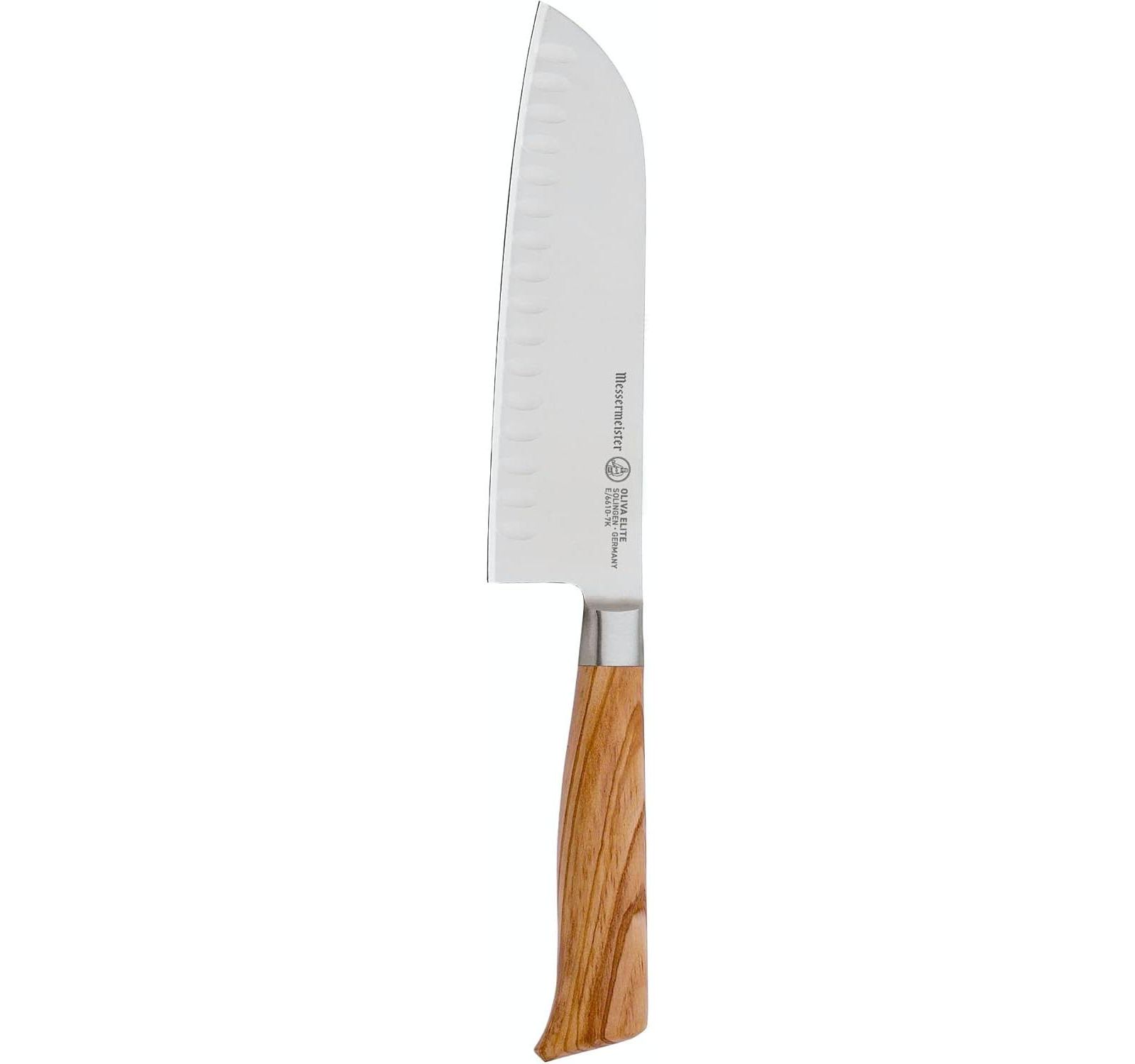 Messermeister Oliva Elite Kullenschliff Santoku Knife / 7"