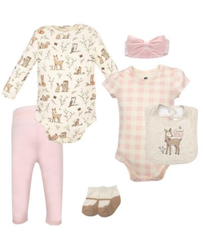 Детский набор одежды Hudson Baby Cotton Layette Set, Enchanted Forest