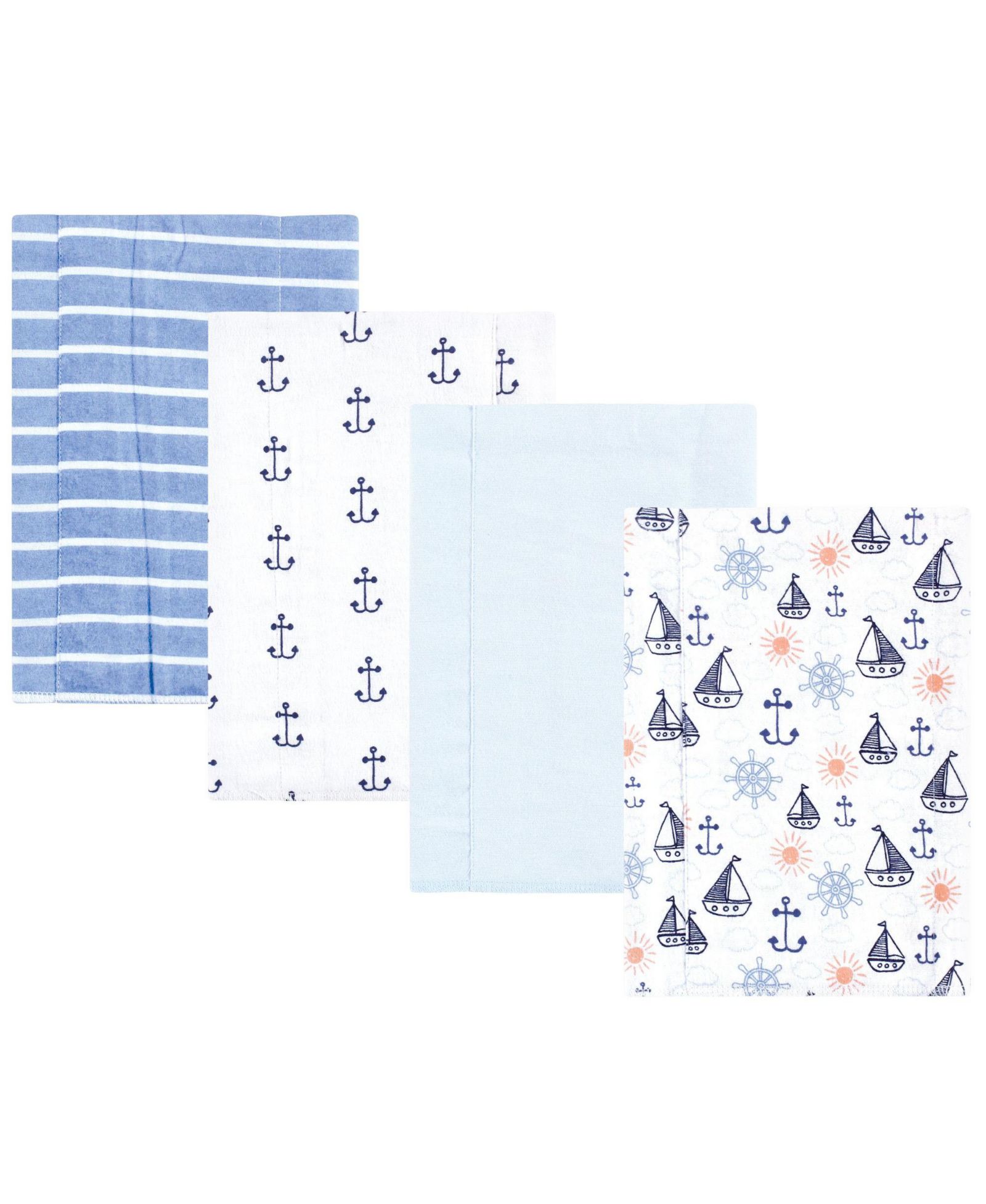 Набор пеленок Hudson Baby Cotton Flannel 4-Pack
