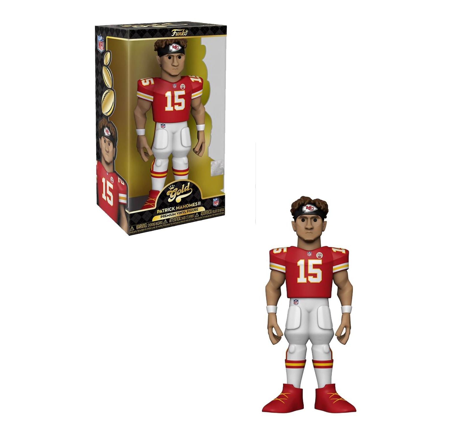 Виниловая фигурка Funko Kansas City Chiefs NFL Gold, 12 дюймов