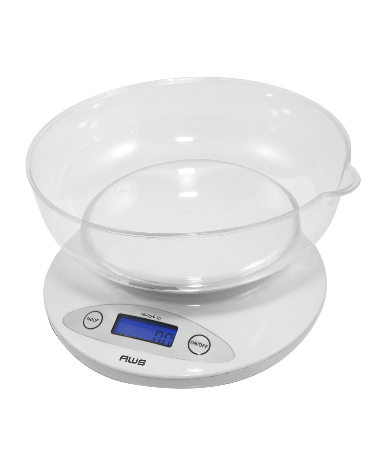 American Weigh Scales2K-Bowl Digital Kitchen Bowl Scale, 4.4LB / 2000G