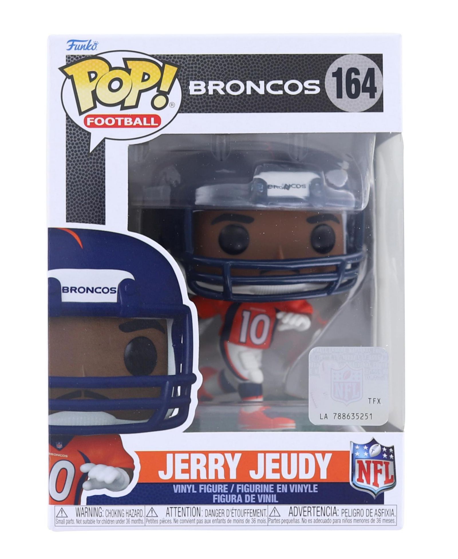 Фигурка Jerry Jeudy в стиле Funko Pop! (домашняя форма), 3,75 дюйма, для детей от 6 лет