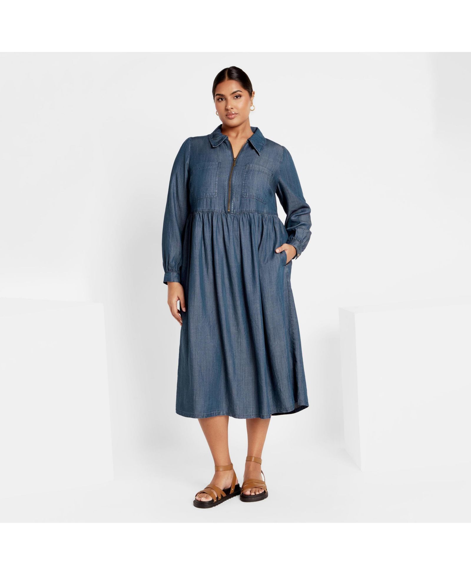 Платье CITY CHIC Plus Size Brayden