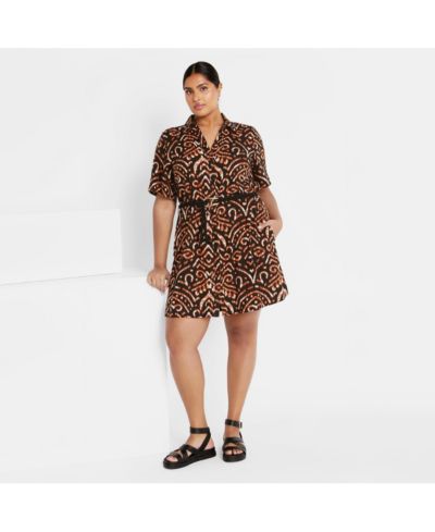 CITY CHIC Plus Size Платье Amara с принтом