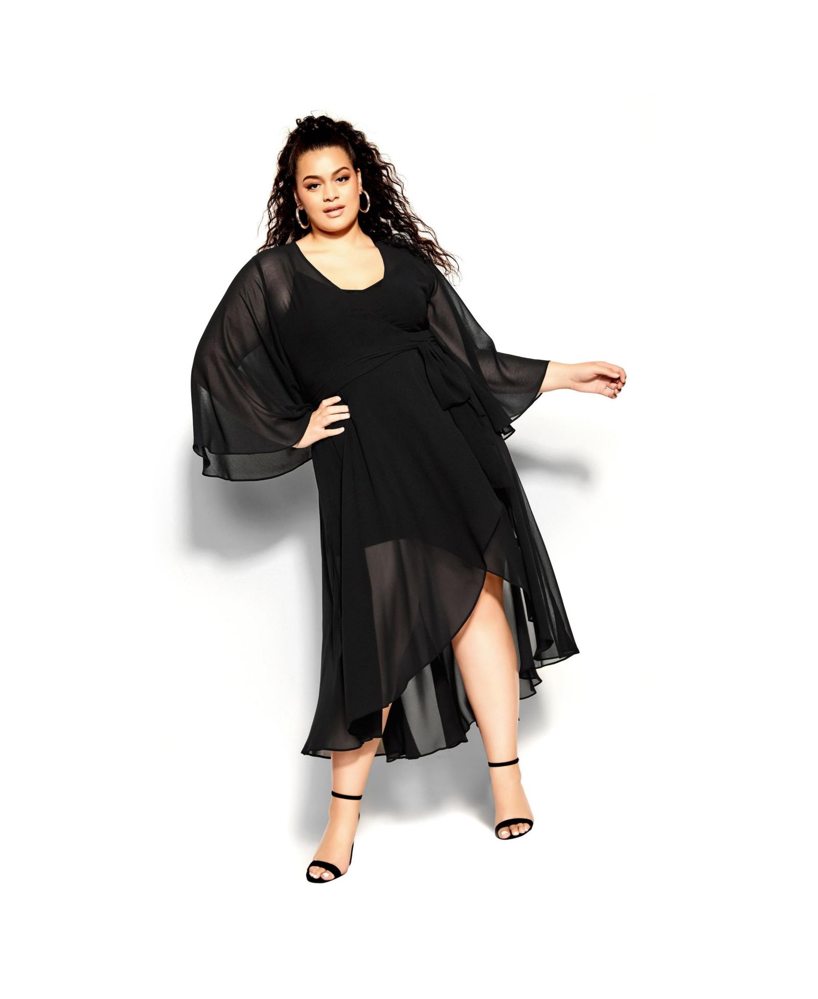 Платье макси CITY CHIC Plus Size Fleetwood