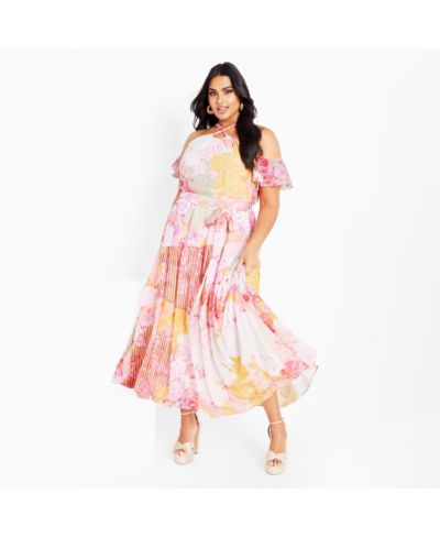 CITY CHIC Women's Vera Print Maxi Dress