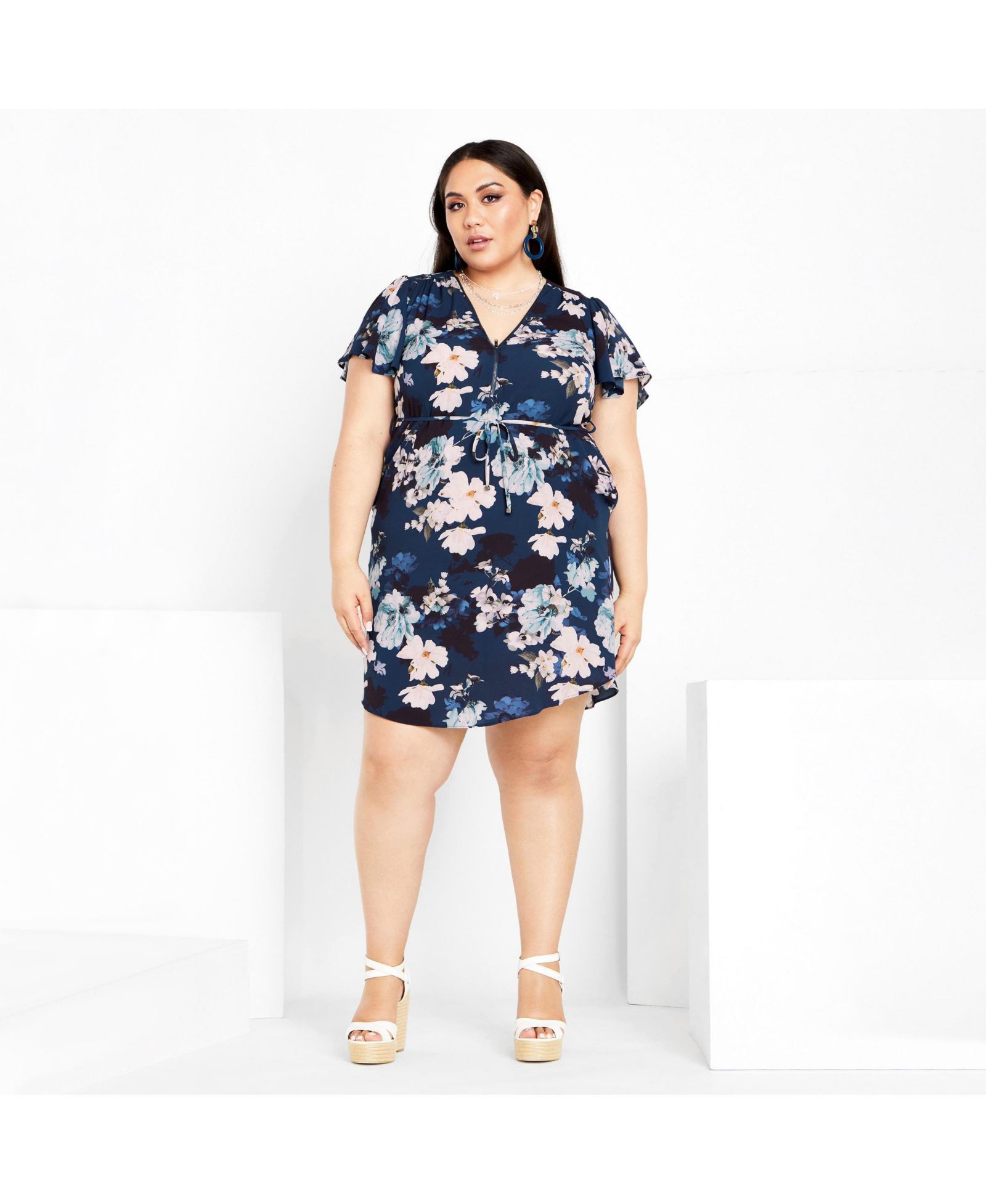 Платье CITY CHIC Plus Size Megan Print