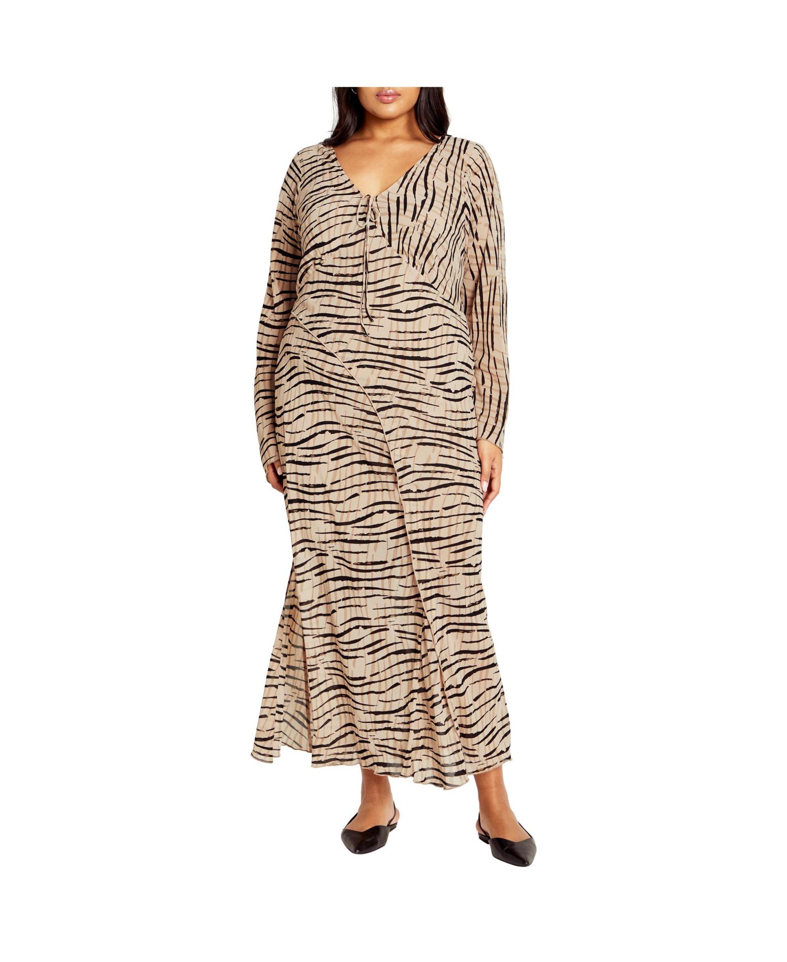 CITY CHIC Plus Size Anthea Print Maxi Dress