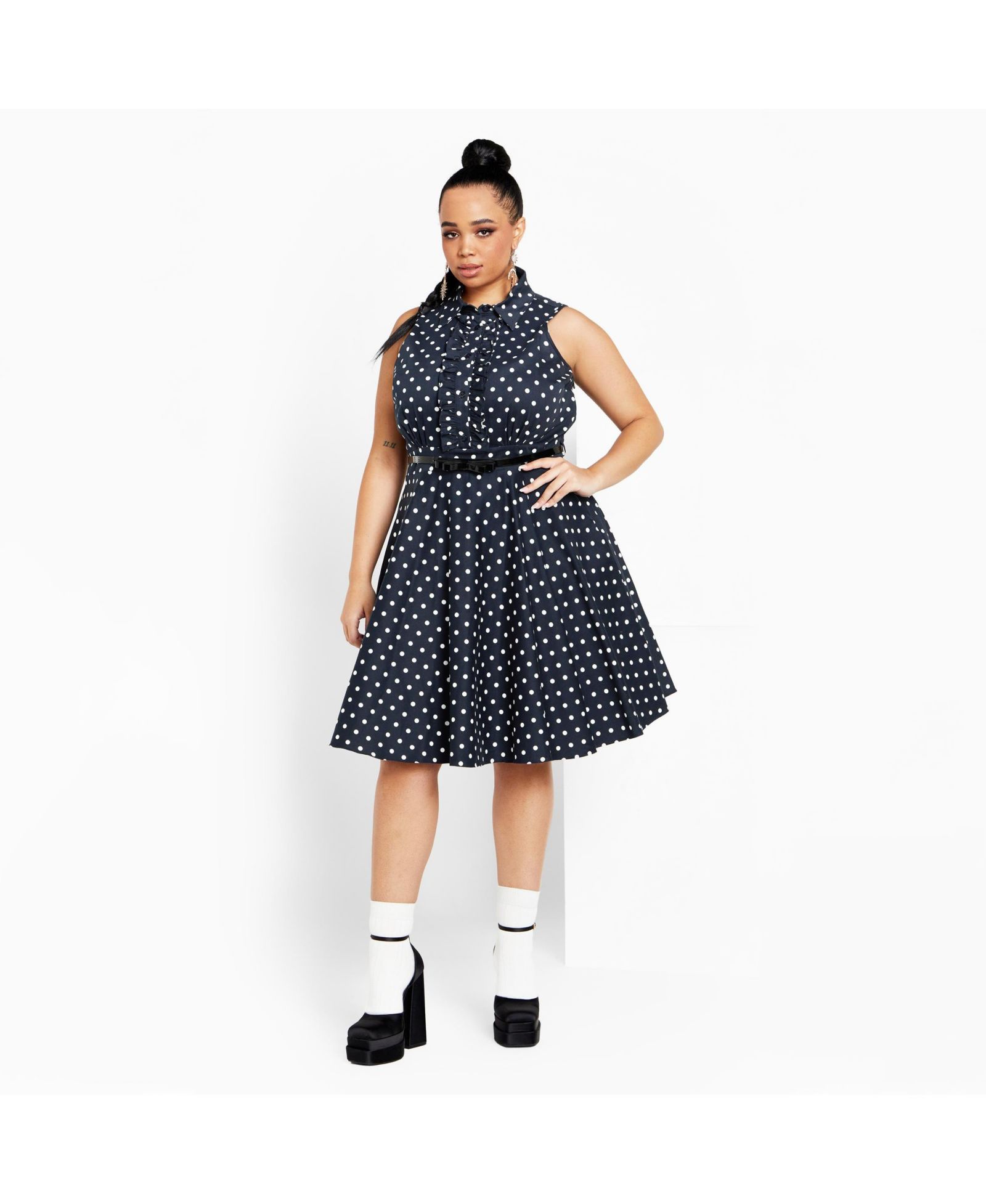 Женское платье Nellie Plus Size CITY CHIC