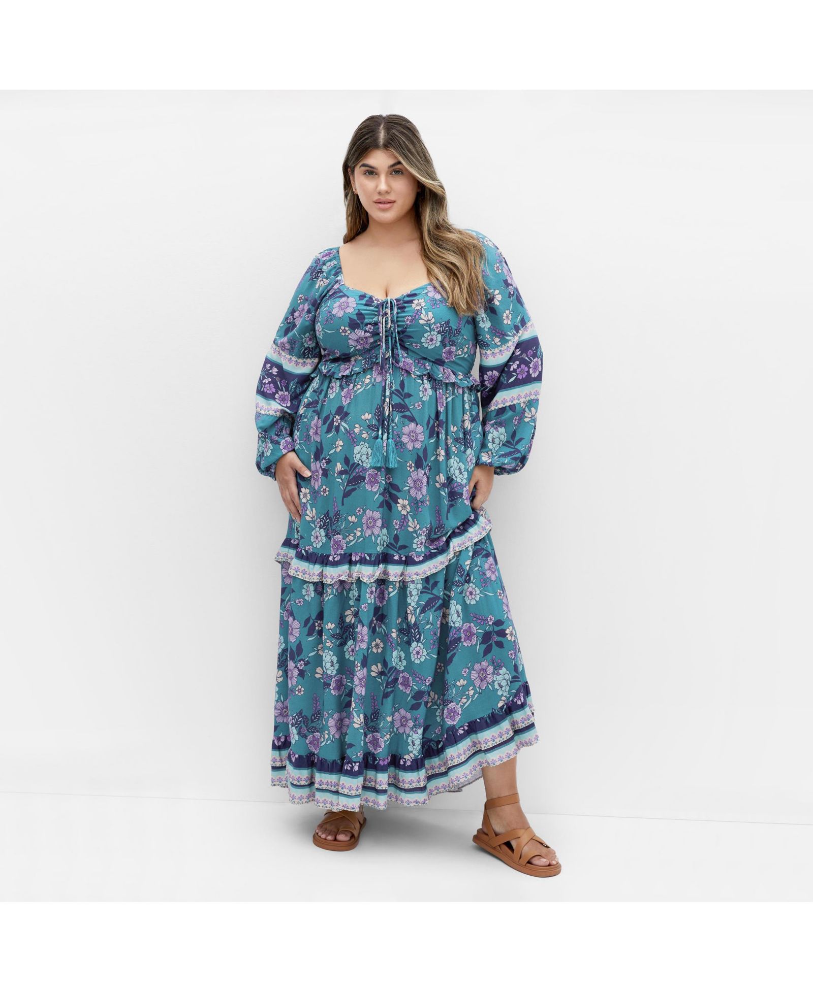 Платье женское Plus Size CITY CHIC Jayla Border