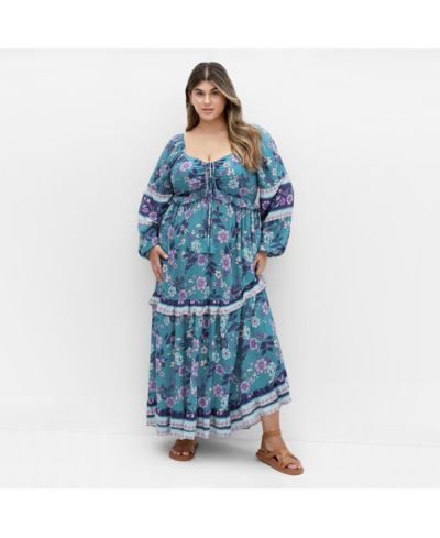 Платье женское Plus Size CITY CHIC Jayla Border