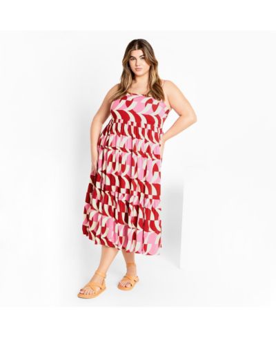 Платье CITY CHIC Plus Size Mystic Print
