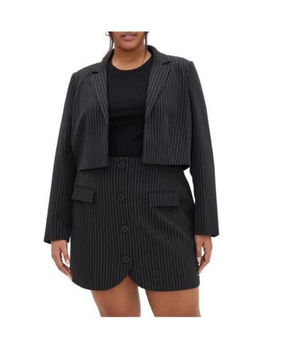 CITY CHIC Женский жакет Payton в полоску