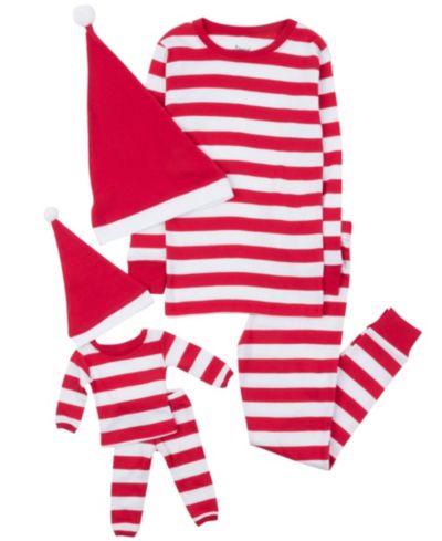 Leveret Toddler Matching Doll Cotton Holiday Pajamas