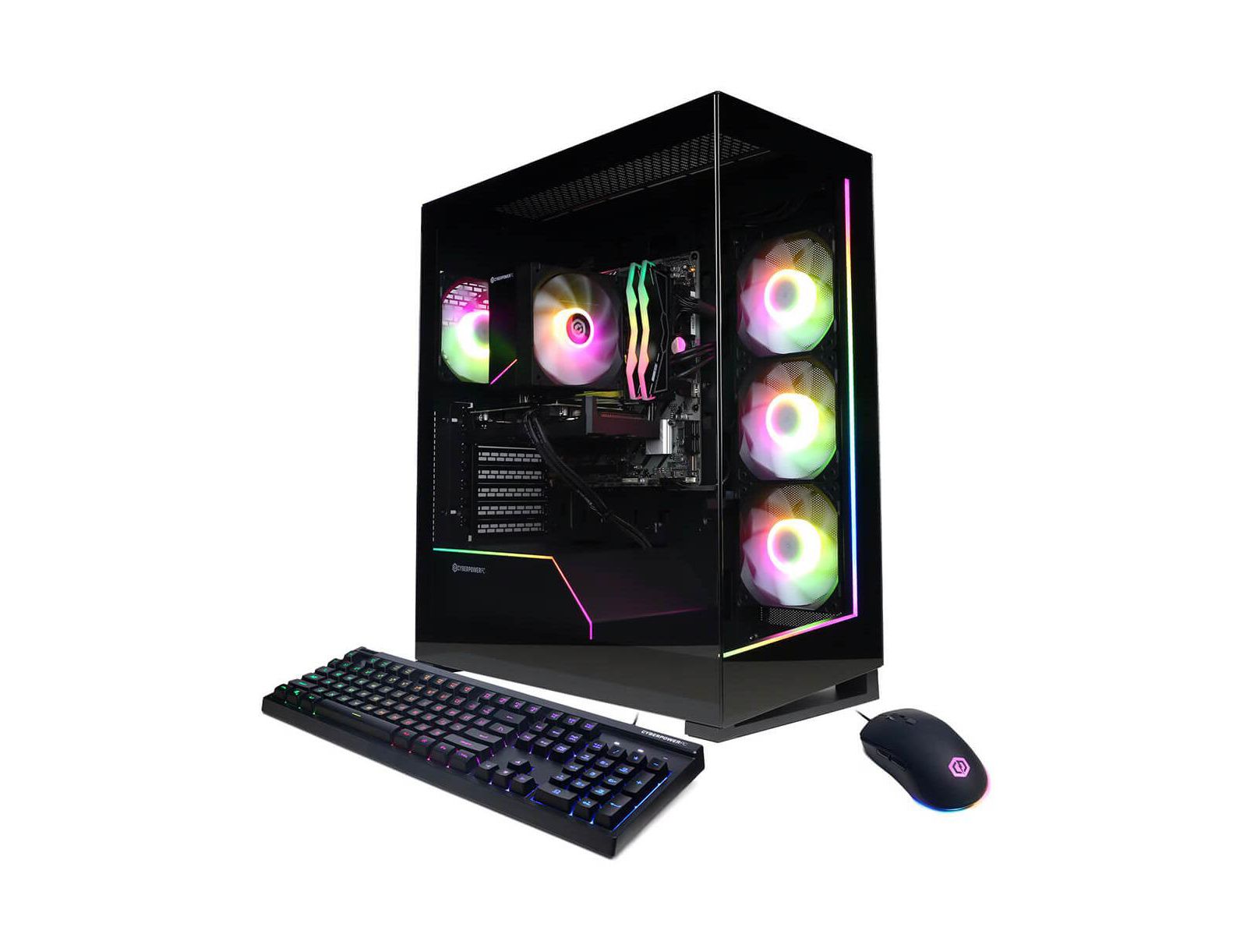 Cyberpower Gamer Master Gaming Desktop, AMD Ryzen 7 8700F, 32GB RAM, 1TB SSD, NVIDIA GeForce RTX 4060, Windows 11 Home