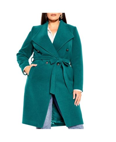 Пальто CITY CHIC Plus Size Sassy Military