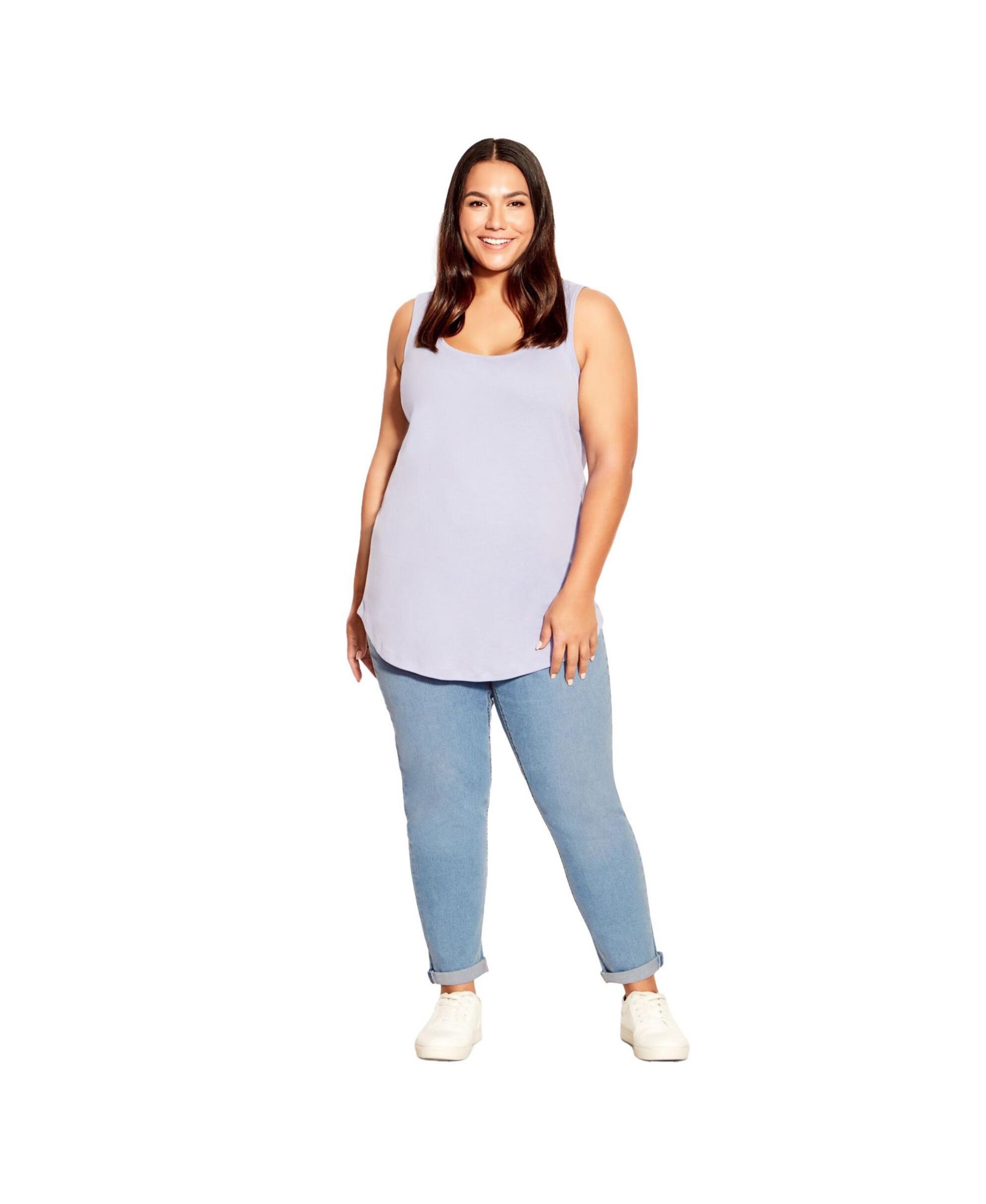 Женские джинсы Avenue Plus Size Denim Girlfriend Stretch