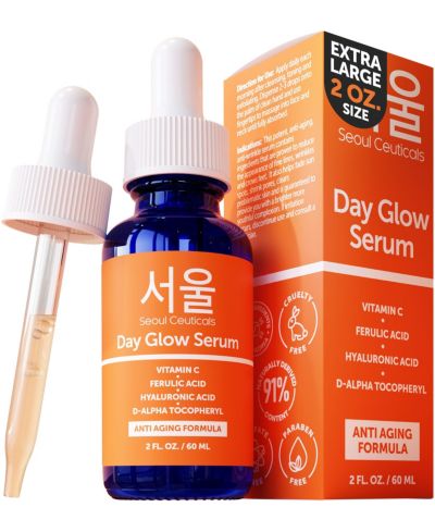 Сыворотка для лица Seoul Ceuticals, витамин C, для сияния кожи, антивозрастная