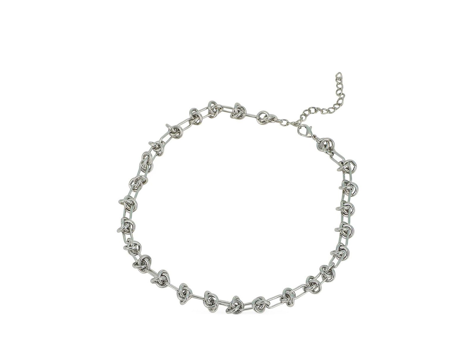 Ожерелье SOHI Women's The Knot-Link Chain Metallic