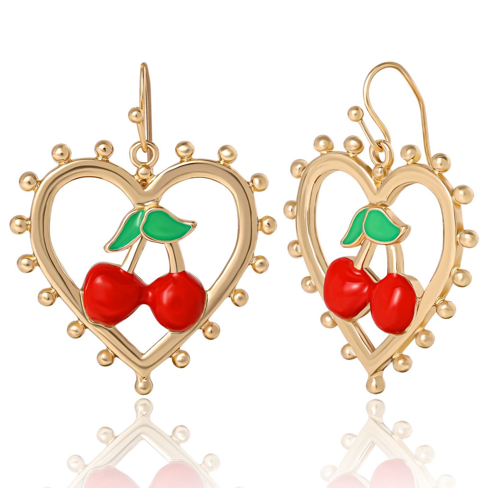 Серьги-подвески Juicy Couture Cherry Heart