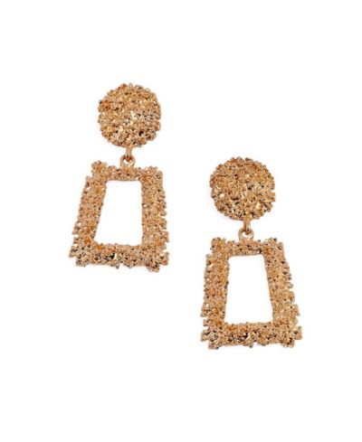 SOHI Women's The Corroded-Quad Drop Earrings - California