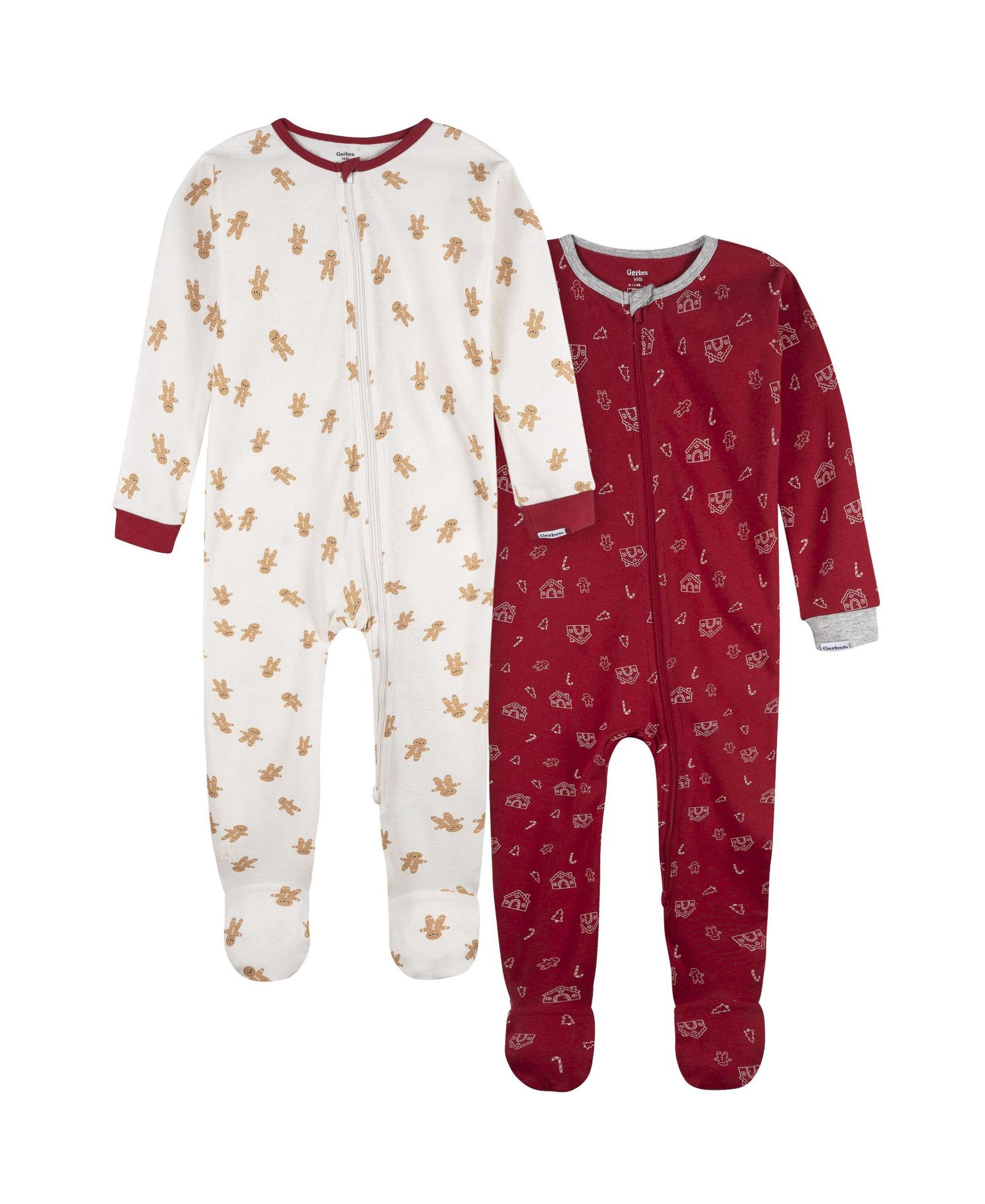 Детский комбинезон Gerber 2-Piece Snug Fitting Footed Pajamas